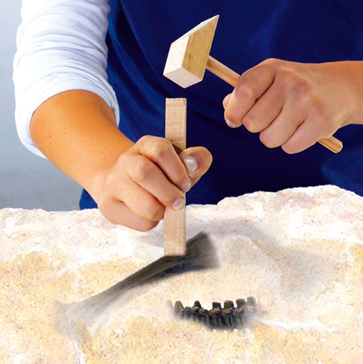 Набор серии "Исследователь" - Раскопки Скелета Тираннозавра (инструменты, "окаменелости") (25028S) фото 5