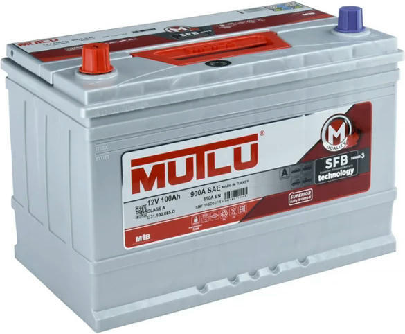 Акумулятор MUTLU 6СТ-100 (1) Asia SFB D31.100.085.D фото 2