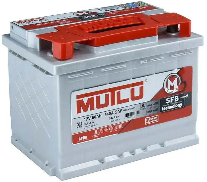 Акумулятор MUTLU 6СТ-60 (0) SFB L2.60.051.Aфото2