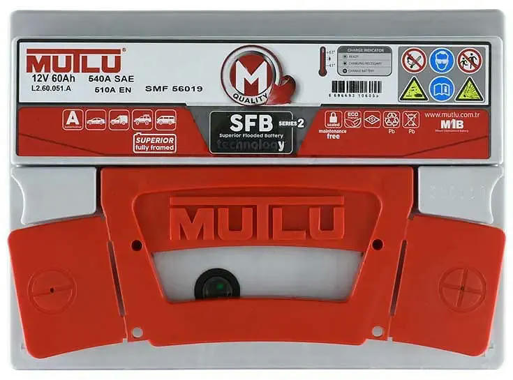 Акумулятор MUTLU 6СТ-60 (0) SFB L2.60.051.Aфото3