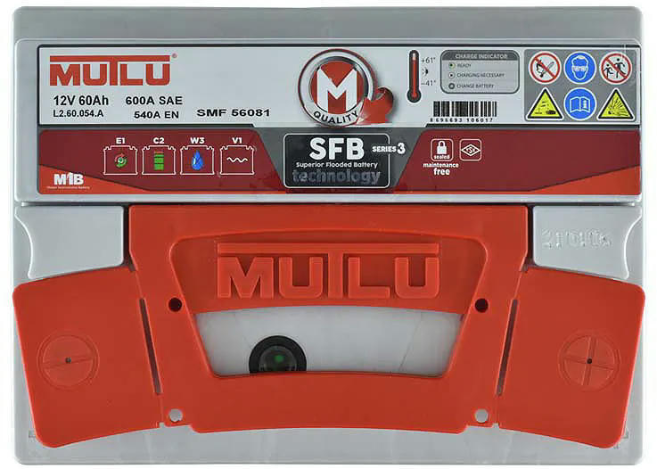 Акумулятор MUTLU 6СТ-60 (0) SFB L2.60.054.Aфото3