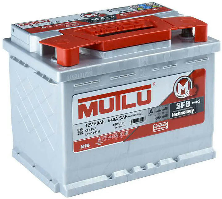 Акумулятор MUTLU 6СТ-60 (1) SFB L2.60.051.Bфото2