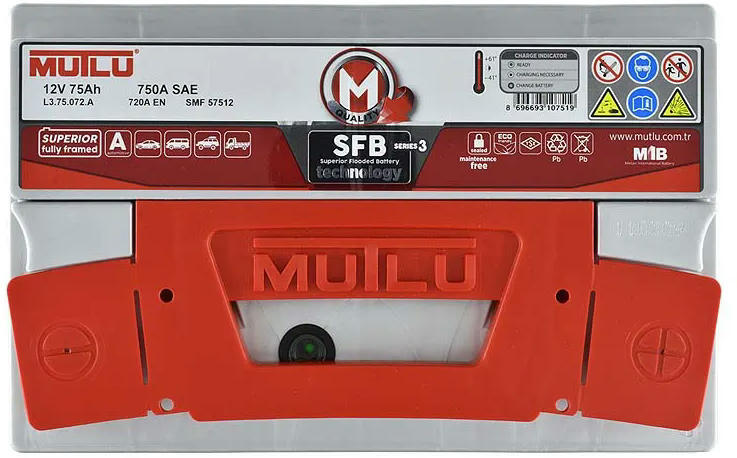 Акумулятор MUTLU 6СТ-75 (0) SFB L3.75.072.Aфото3