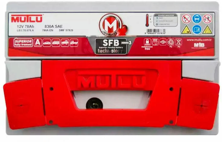 Акумулятор MUTLU 6СТ-78 (0) SFB LB3.78.078.Aфото2