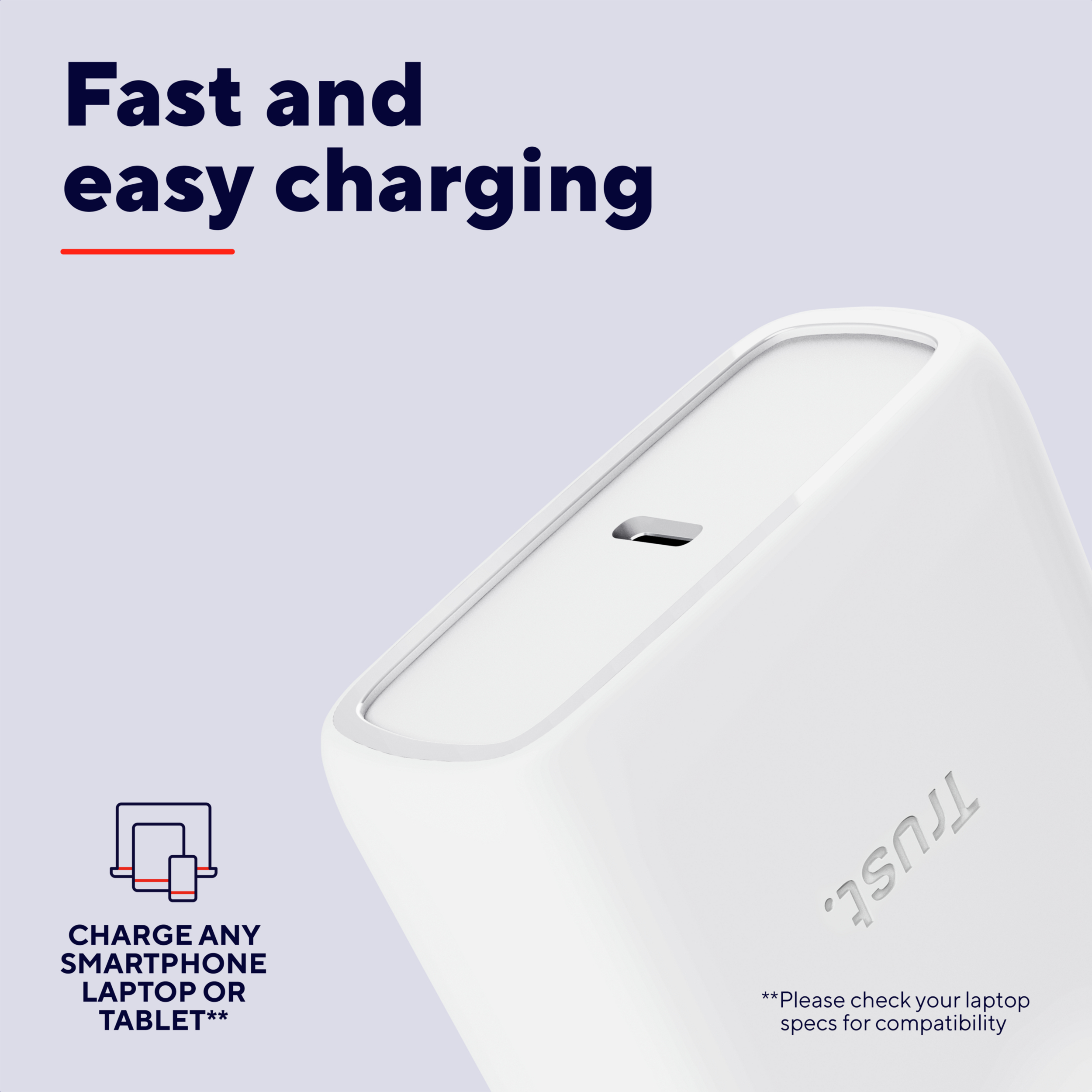 Мережевий зарядний пристрій Trust Maxo 65W GaN USB-C PD/PPS White (25524_TRUST)фото10