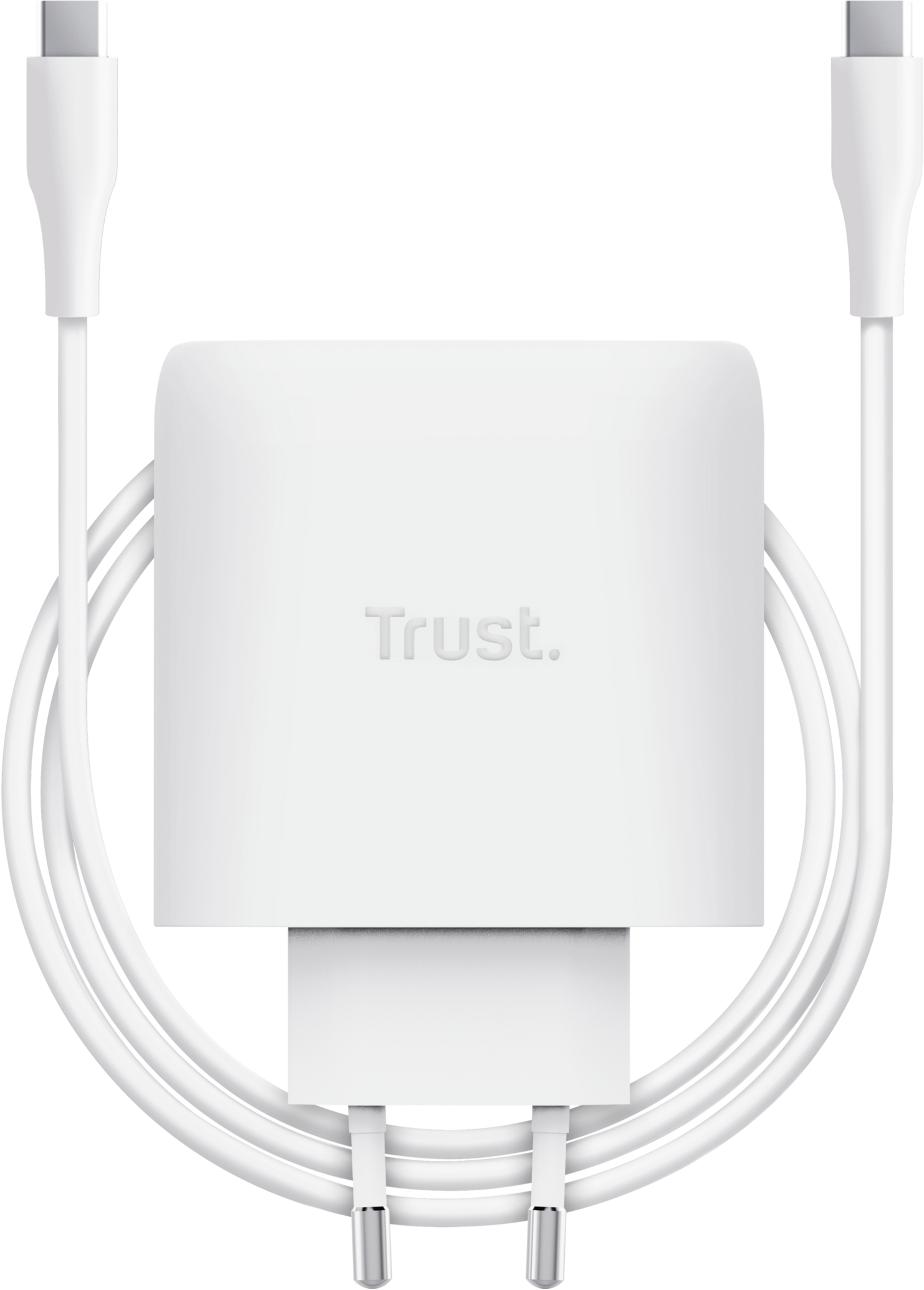 Мережевий зарядний пристрій Trust Maxo 65W GaN USB-C PD/PPS White (25524_TRUST)фото7