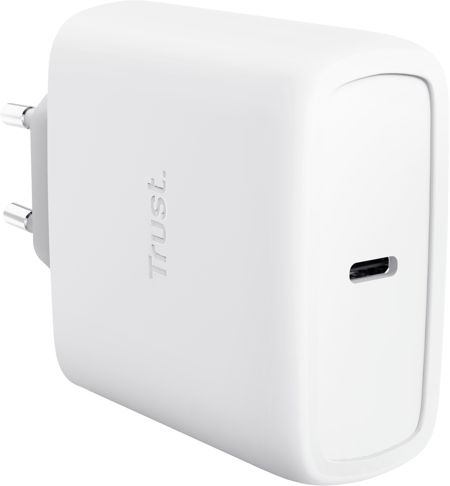 Мережевий зарядний пристрій Trust Maxo 65W GaN USB-C PD/PPS White (25524_TRUST)фото3