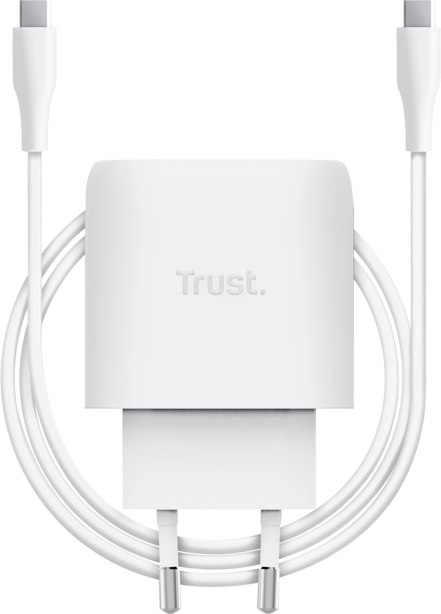 Сетевое зарядное устройство Trust Maxo 45W GaN USB-C PD/PPS White (25522_TRUST) фото 7