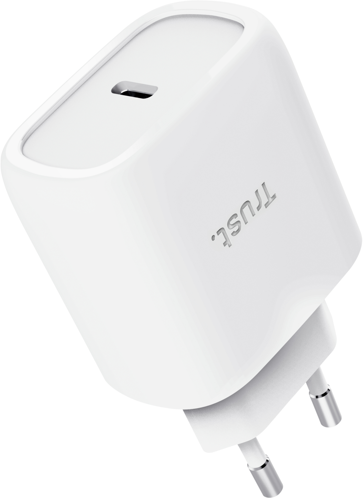 Сетевое зарядное устройство Trust Maxo 45W GaN USB-C PD/PPS White (25522_TRUST) фото 4
