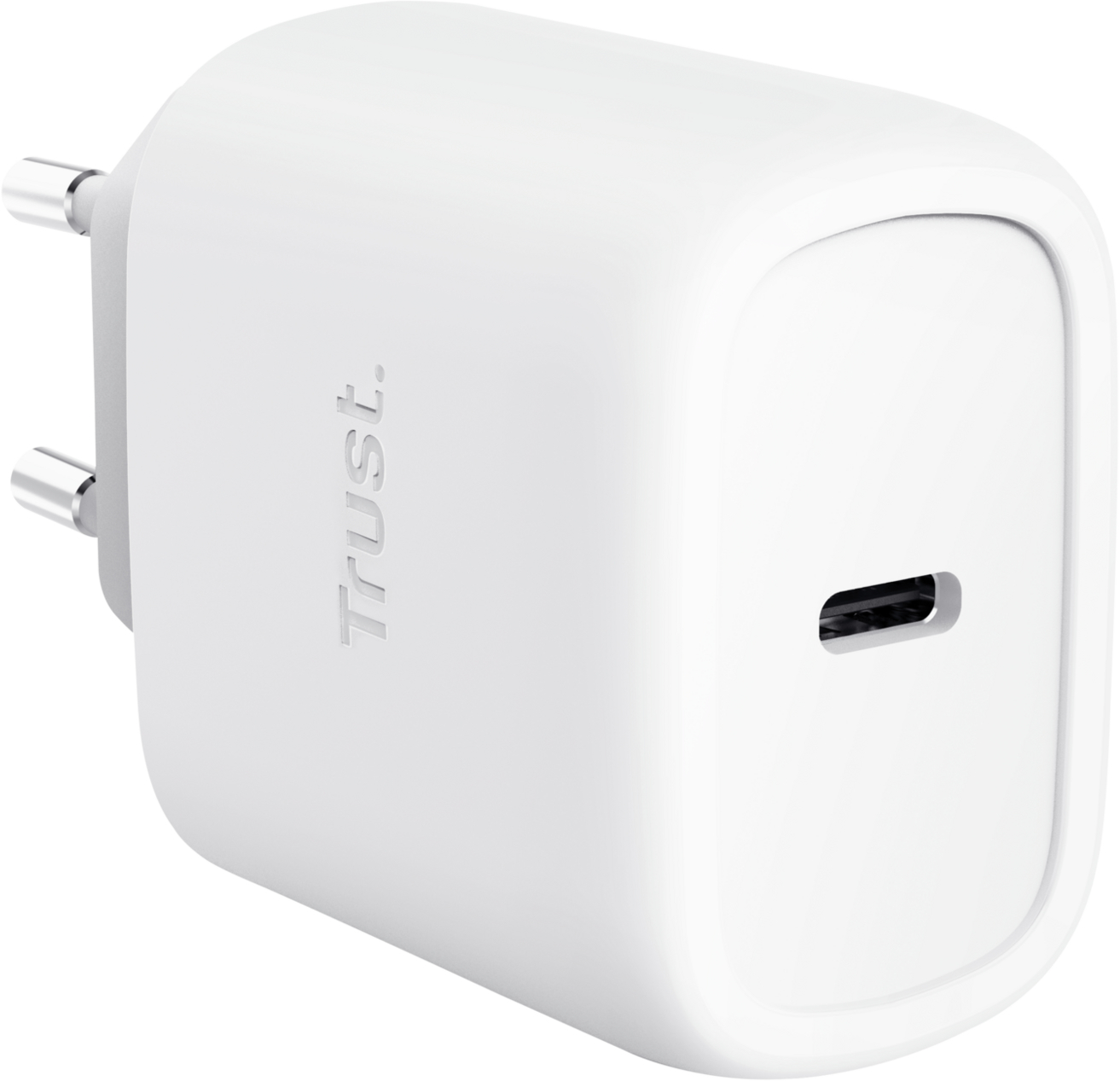 Сетевое зарядное устройство Trust Maxo 45W GaN USB-C PD/PPS White (25522_TRUST) фото 3