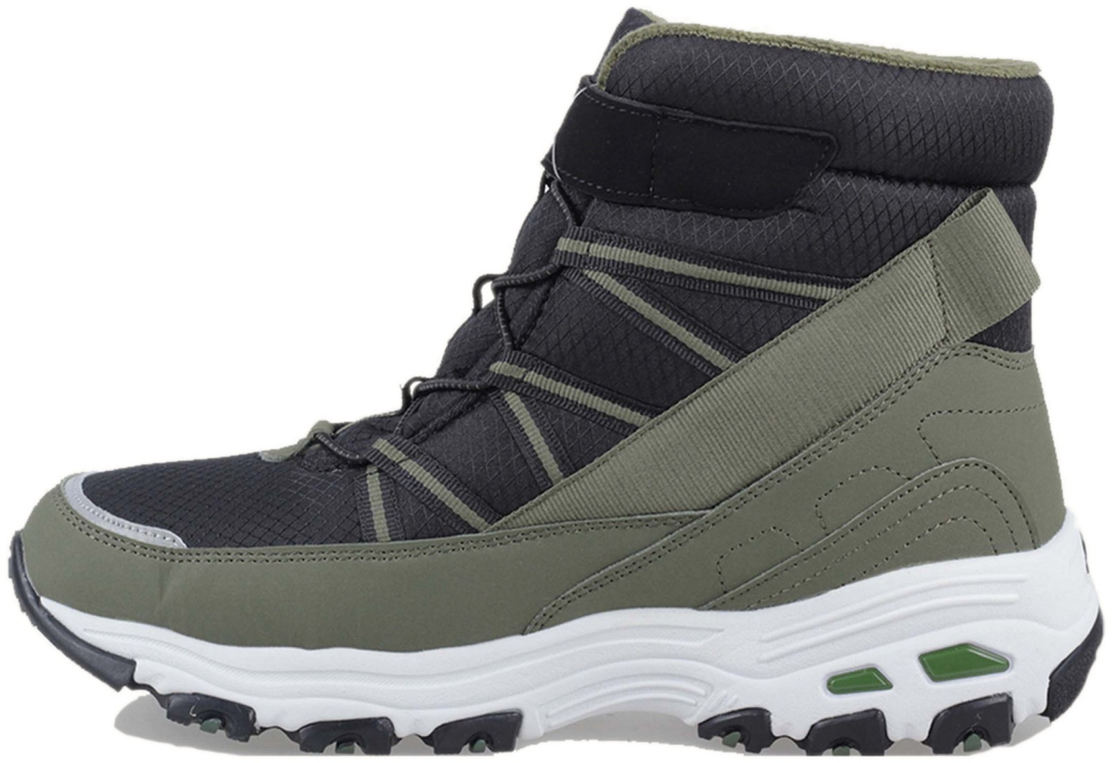 Ботинки подростковые для мальчика Skechers D'Lites 660092L BKOL 31 (13.5 US) серые фото 