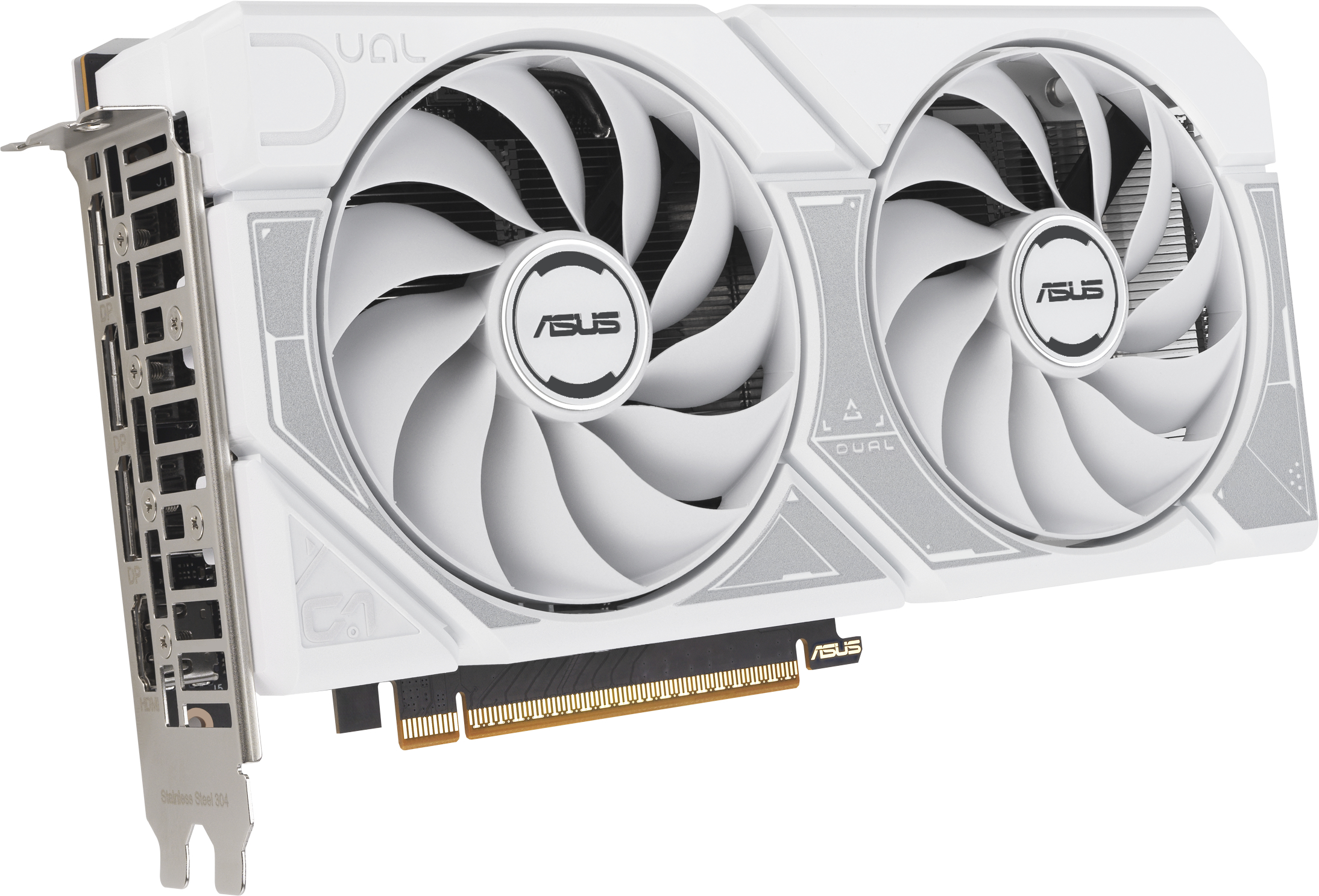 Відеокарта ASUS GeForce RTX 5060 8GB GDDR7 OC DUAL-RTX5060-O8G-WHITE (90YV0N15-M0NA00)фото5