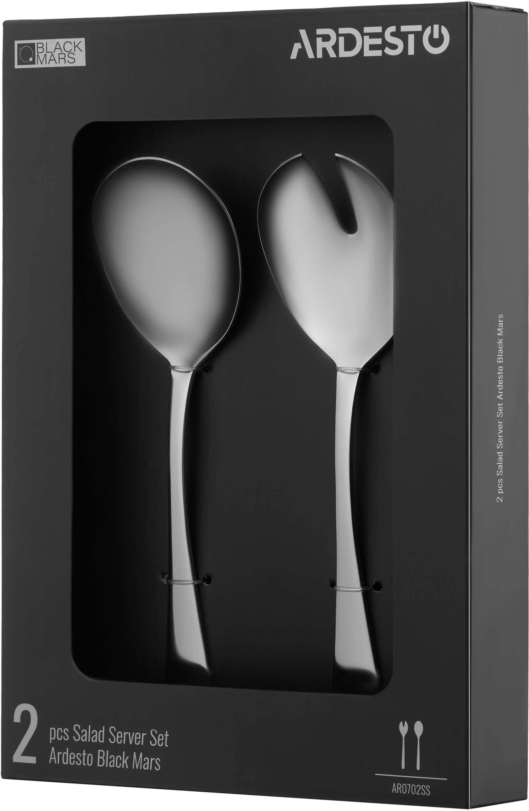 Набор для салата ARDESTO Black Mars, 2 прибора (AR0702SS) фото 4