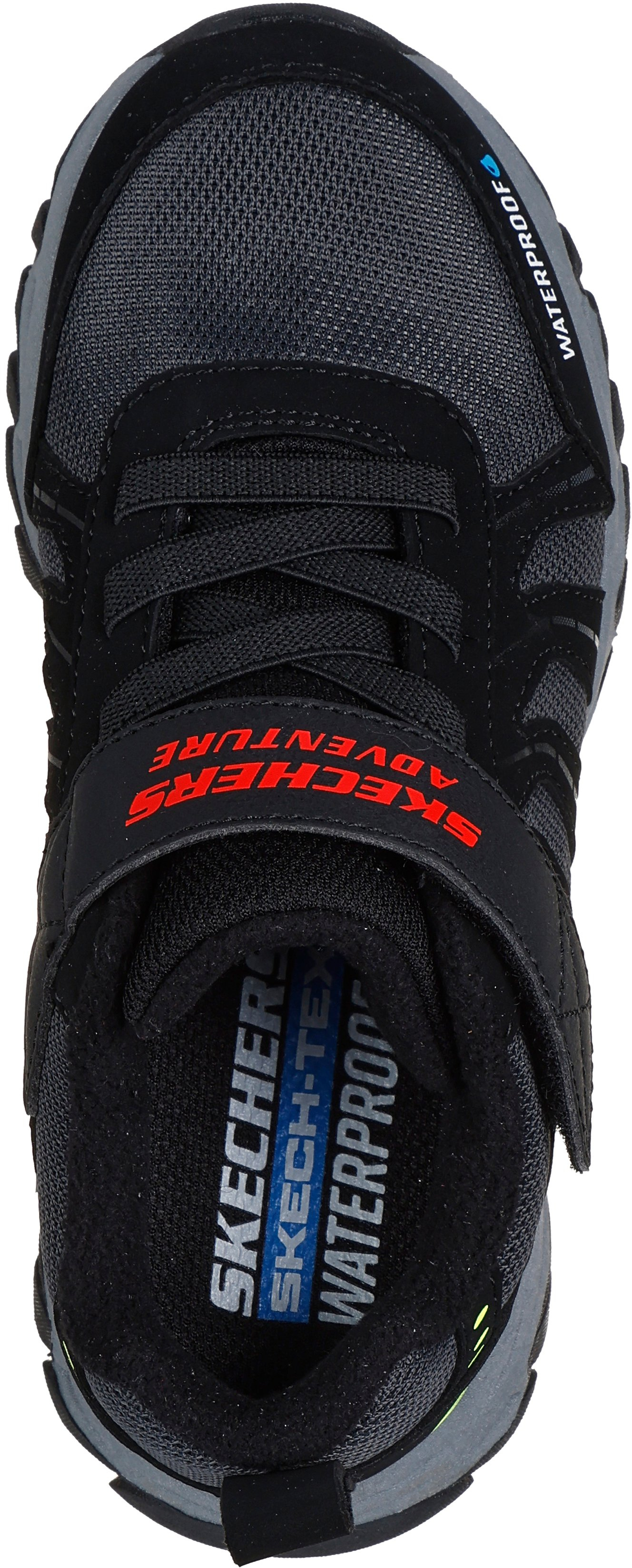 Кроссовки подростковые для мальчика Skechers Rugged 406411L BKRD 32 (1 US) черные фото 4