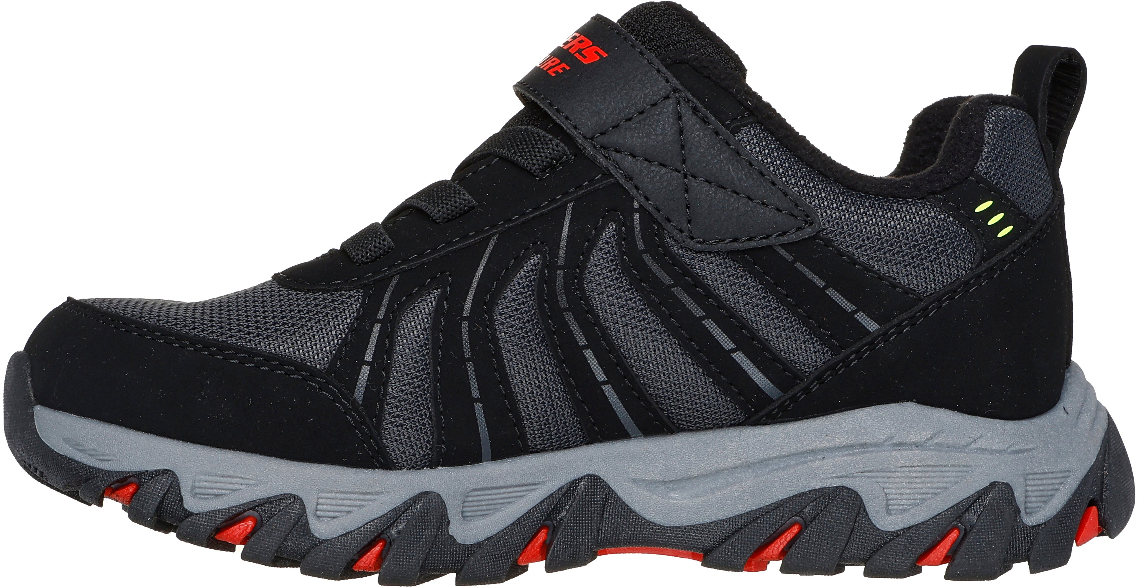 Кроссовки подростковые для мальчика Skechers Rugged 406411L BKRD 32 (1 US) черные фото 2