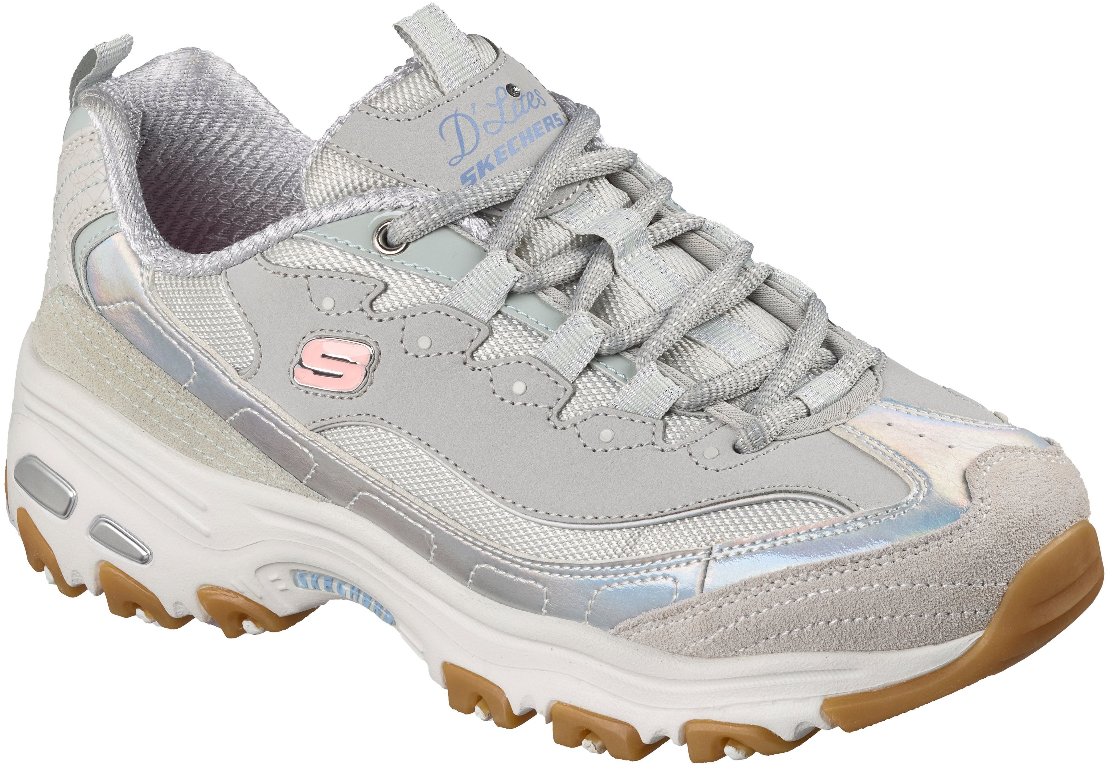 Кроссовки женские Skechers D'lites 150556 GRY 39 (9 US) серые фото 3