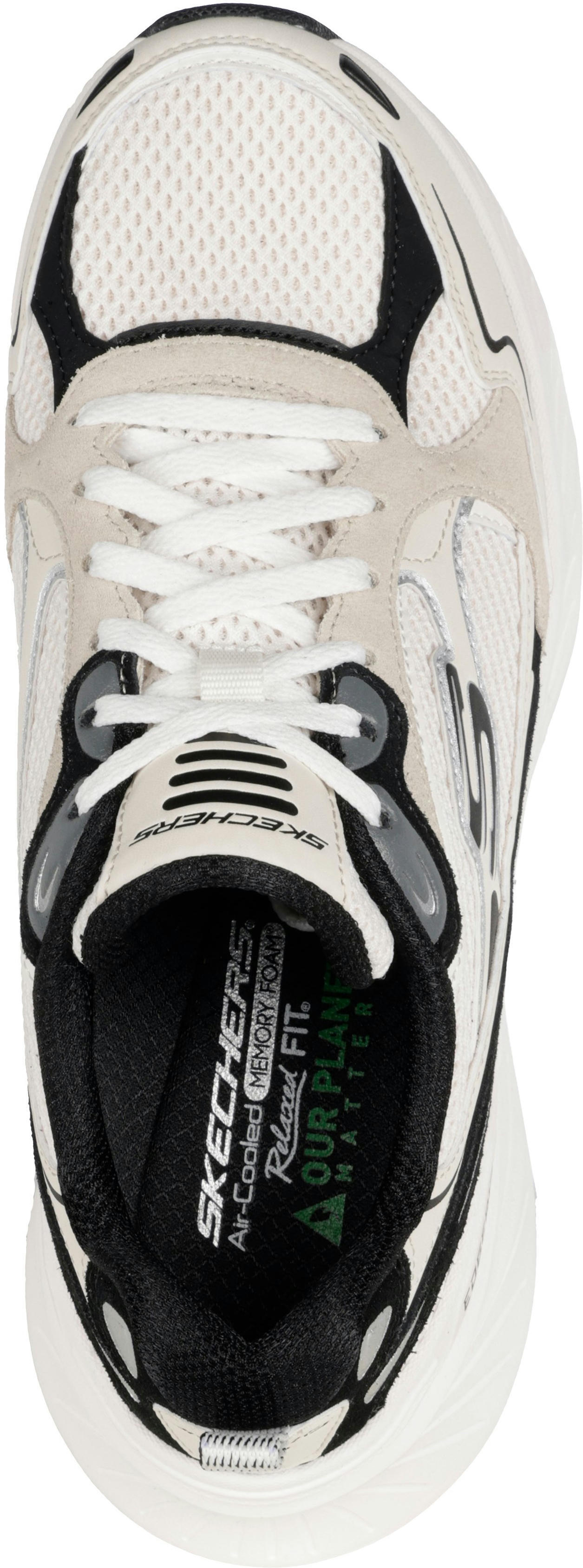 Кроссовки женские Skechers Edgeride 150493 NTBK 40 (10 US) белый/черные фото 4
