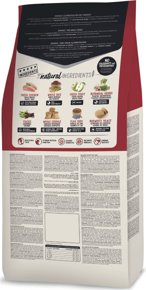 Сухий корм для собак Ownat Classic Complet з куркою 20 кгфото2