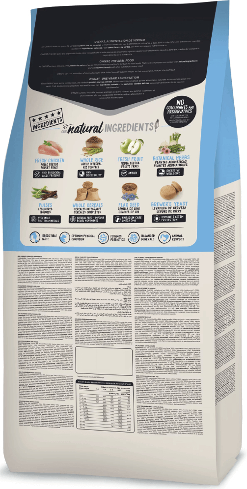 Сухой корм для щенков Ownat Classic Junior с курицей 12 кг фото 2