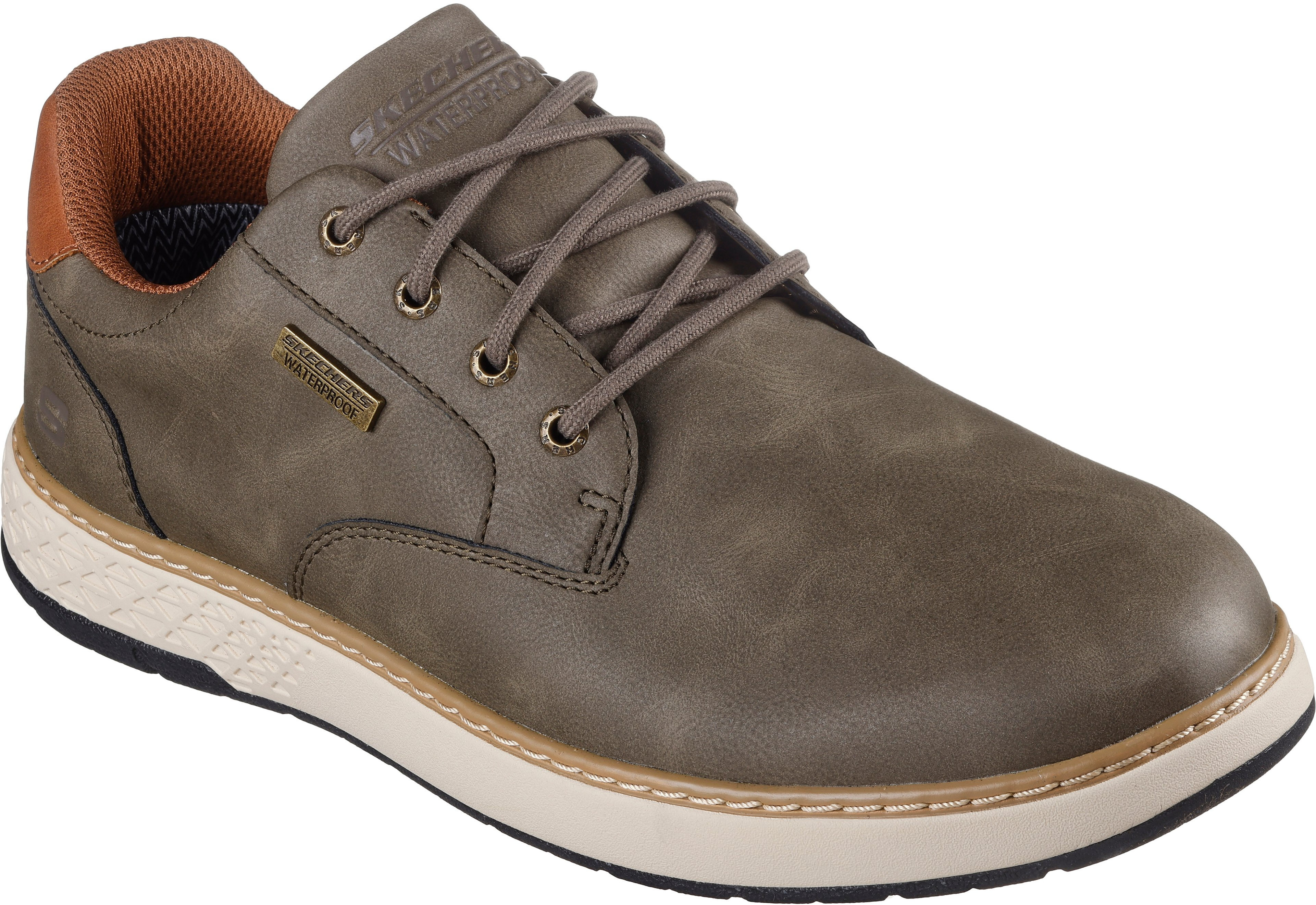 Кеды мужские Skechers Relaxed Fit: Garlan - Pryor 205234 OLV 43 (10 US) оливковые фото 3