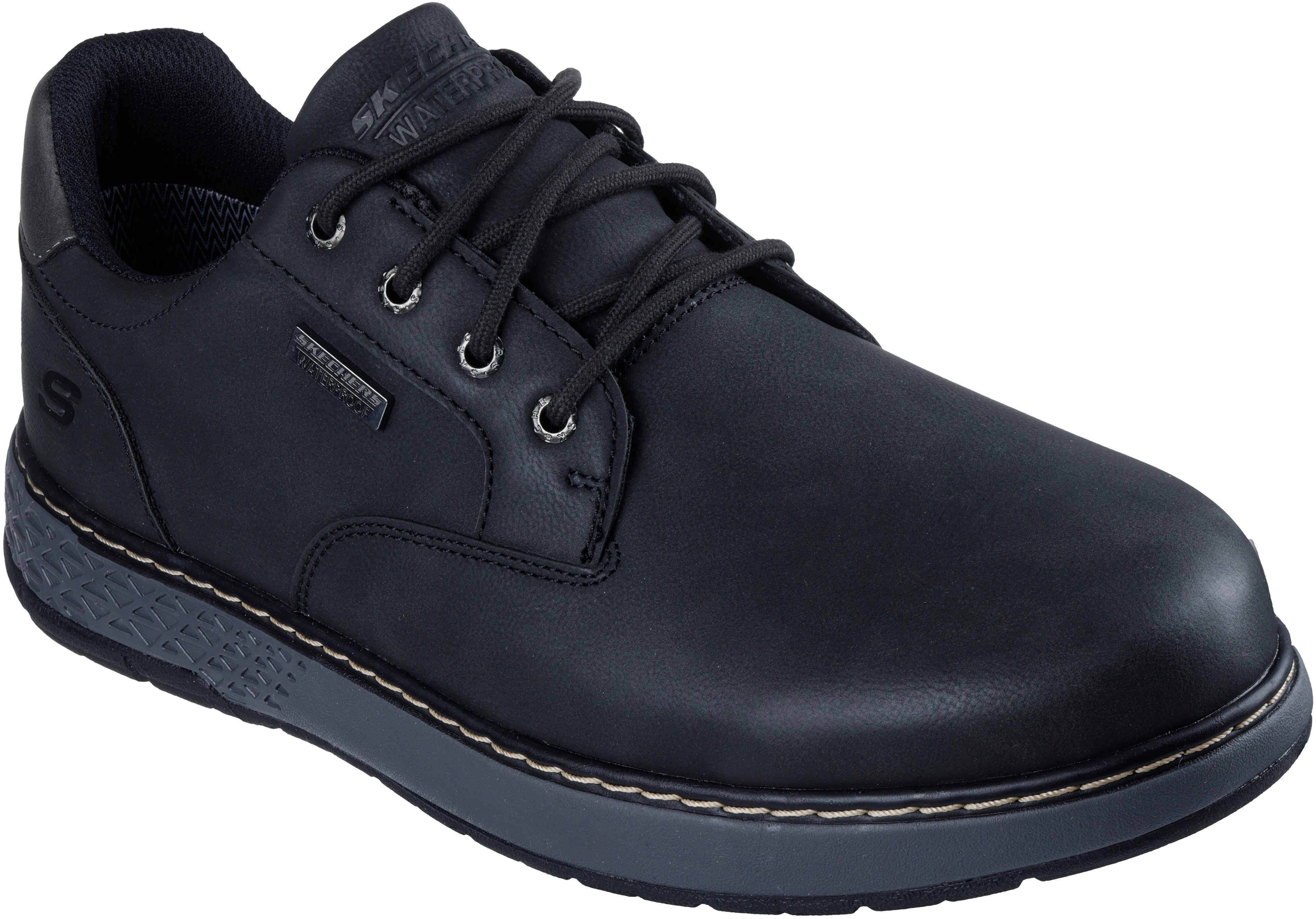 Кеды мужские Skechers Relaxed Fit: Garlan - Pryor 205234 BLK 43 (10 US) чорные фото 3