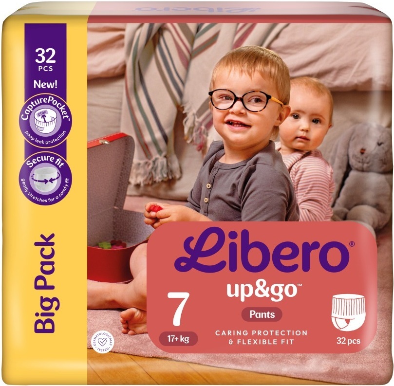 Підгузники дитячі Libero Up&go розмір 7 32 штфото2