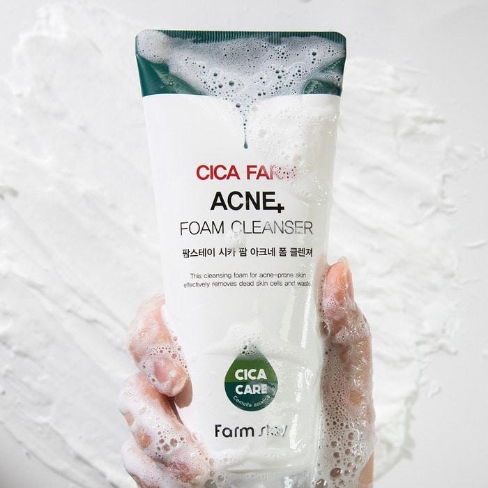 Пінка для обличчя Farmstay Cica Farm Nature Solution Foam Cleanser 180 млфото