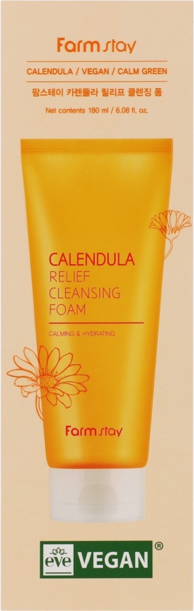 Пінка для обличчя Farmstay Calendula 180 млфото2