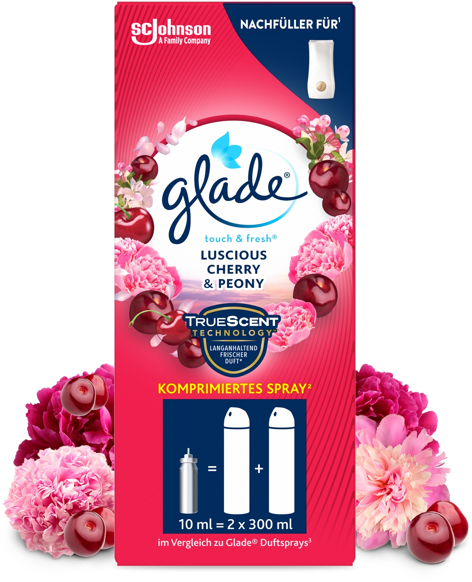 Микроспрей Glade Пион и Сочные ягоды 10 мл фото