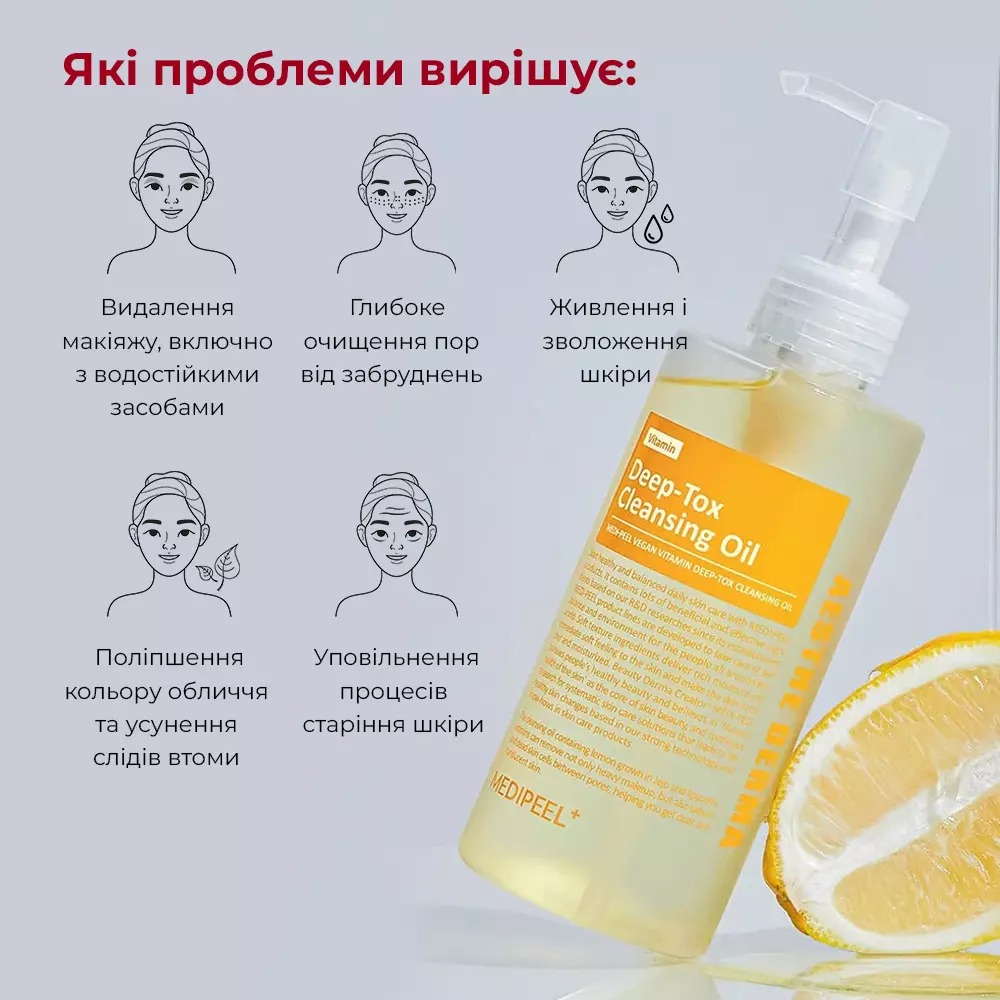Гідрофільна олія Medi-peel Vitamin Rx-tox Cleansing Oil 200 млфото5