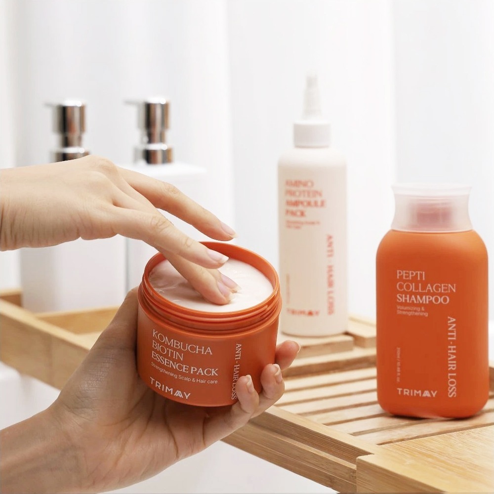 Маска для волосся Trimay Kombucha Biotin Anti-hair Loss Essence 180 млфото10