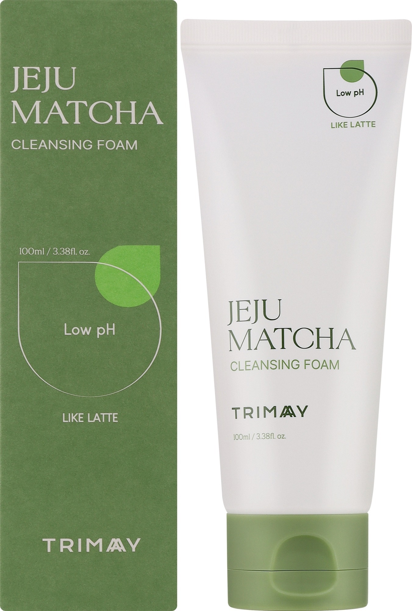Пінка для вмивання Trimay Jeju Matcha Low Ph 100 млфото2