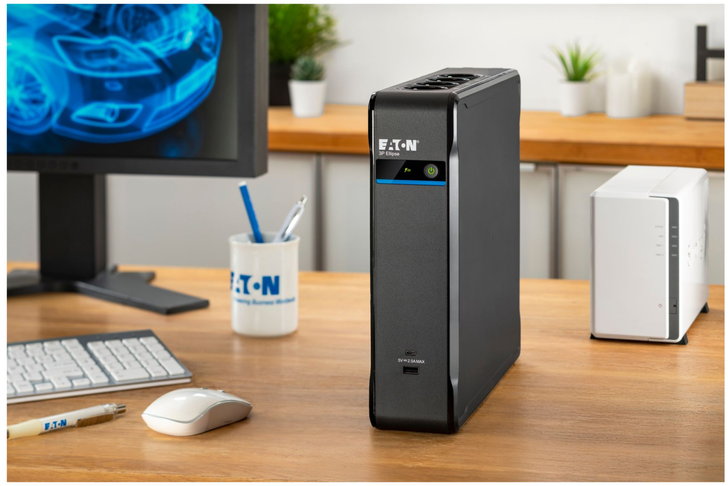 ДБЖ Eaton 3P Ellipse 1700 USB DIN (3P1700UD)фото