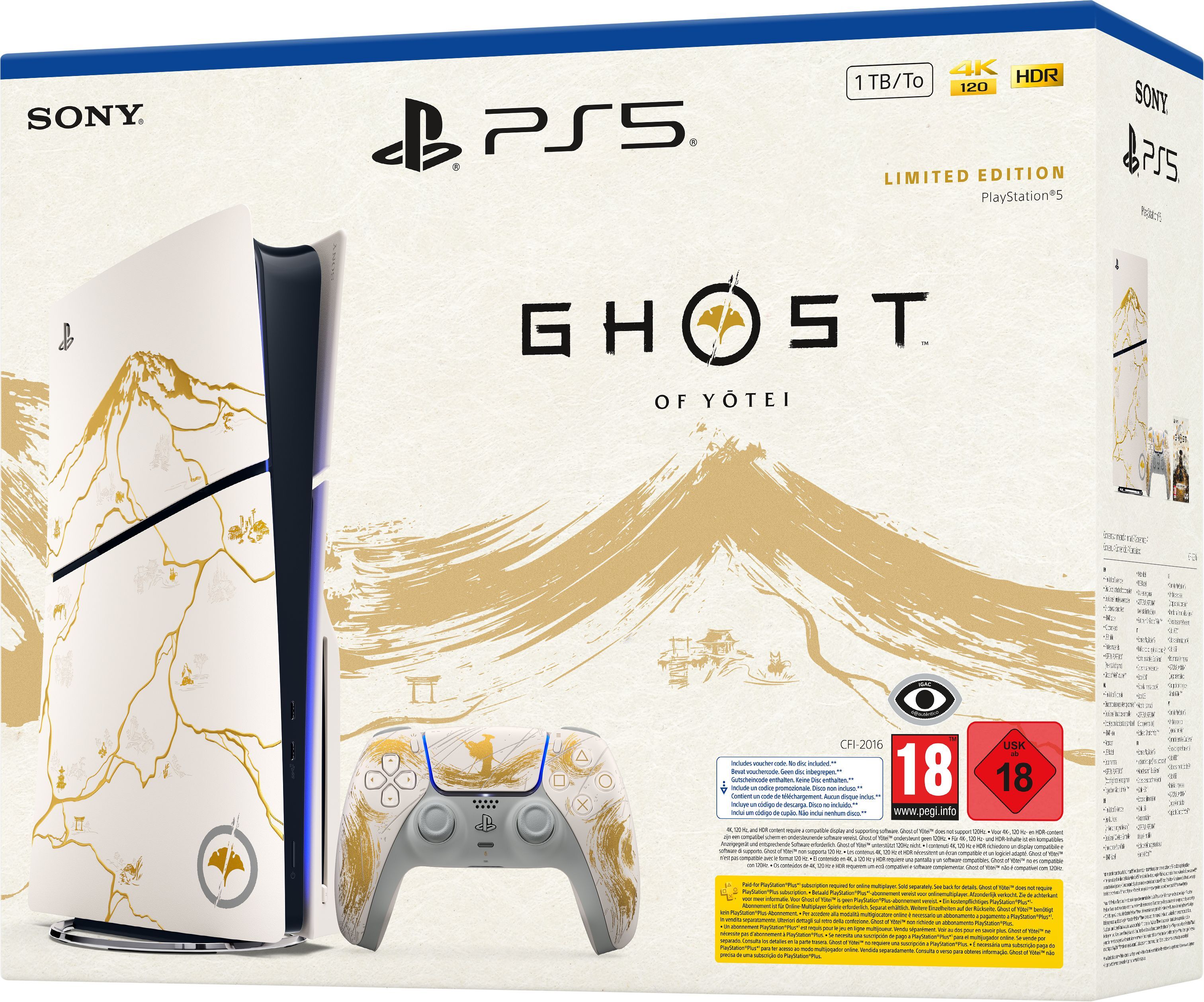 Ігрова консоль PlayStation 5 Slim (Ghost of Yotei Limited Edition)фото4