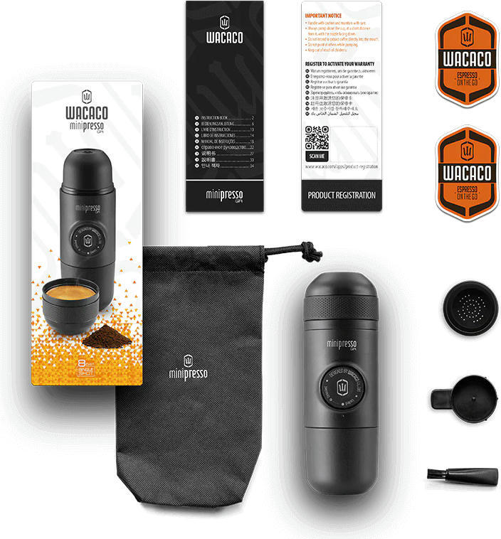Эспрессо-кофеварка портативная Wacaco Minipresso GR фото 2