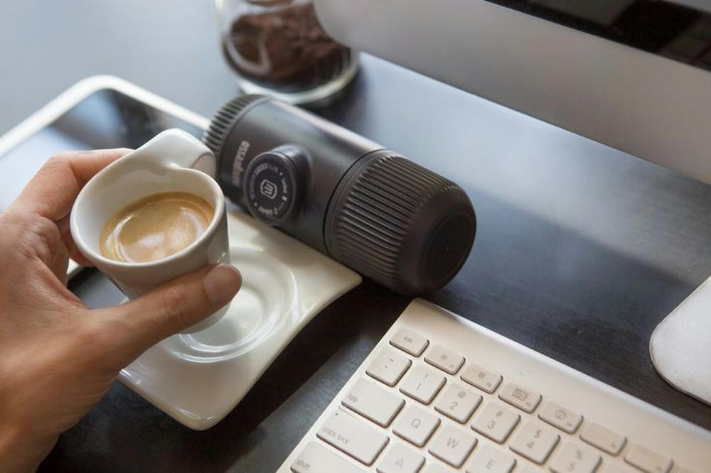 Еспресо-кавоварка портативна Nanopresso Grey (WNANOGR)фото4