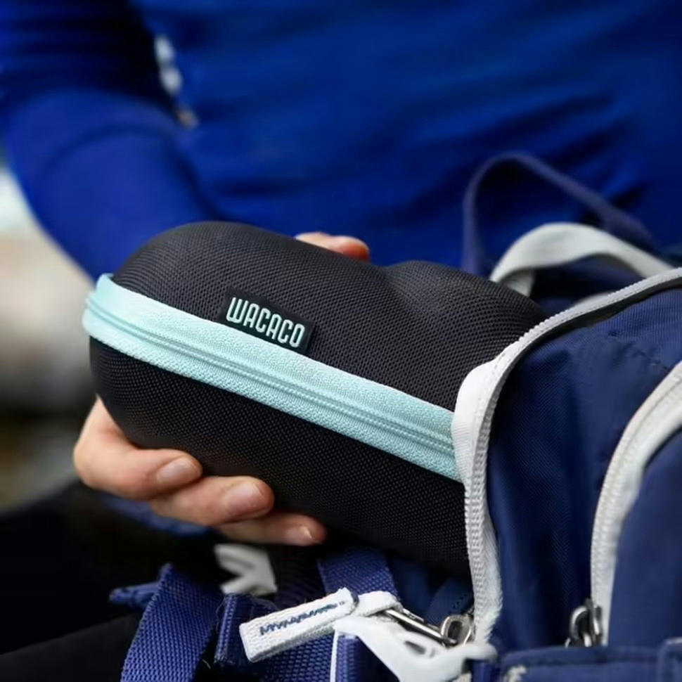 Еспресо-кавоварка портативна Wacaco Nanopresso з чохлом Блакитна (WNANOBLUE)фото5