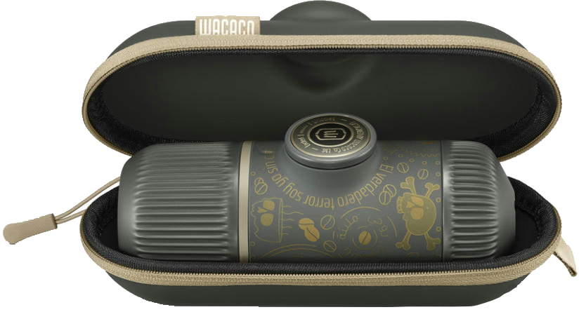 Эспрессо-кофеварка портативная Wacaco Nanopresso с чехлом Темно-серая (WNANODGR) фото 2