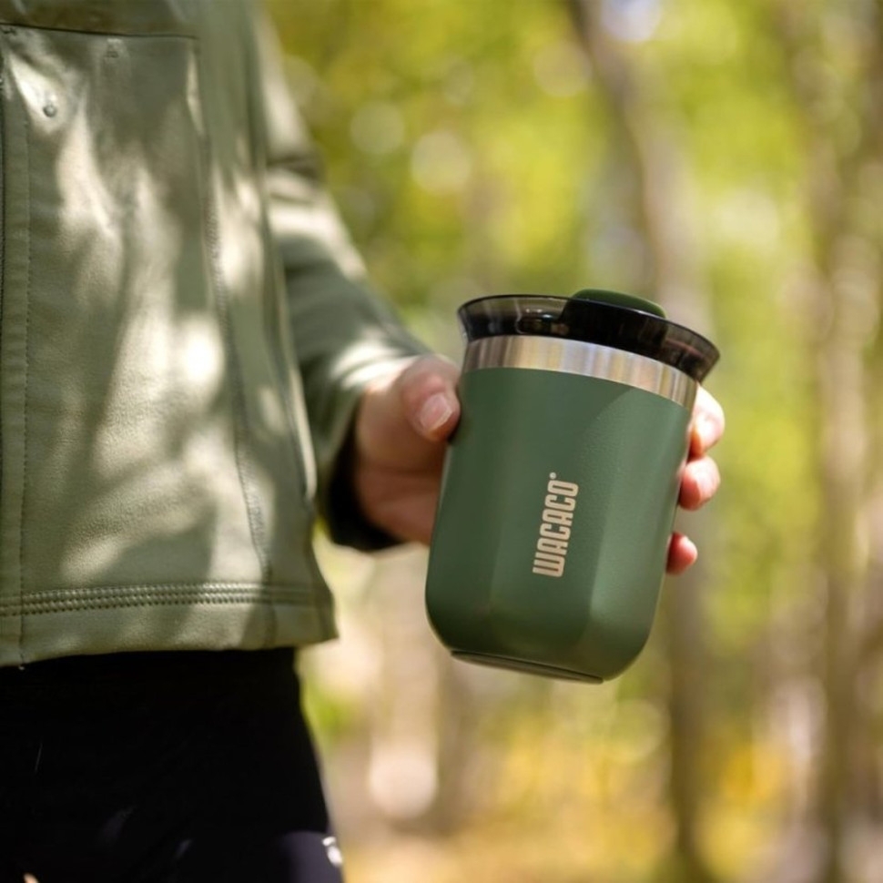 Термокухоль Wacaco Octaroma Classico Зелений, 180 мл (WOCT180GN)фото4