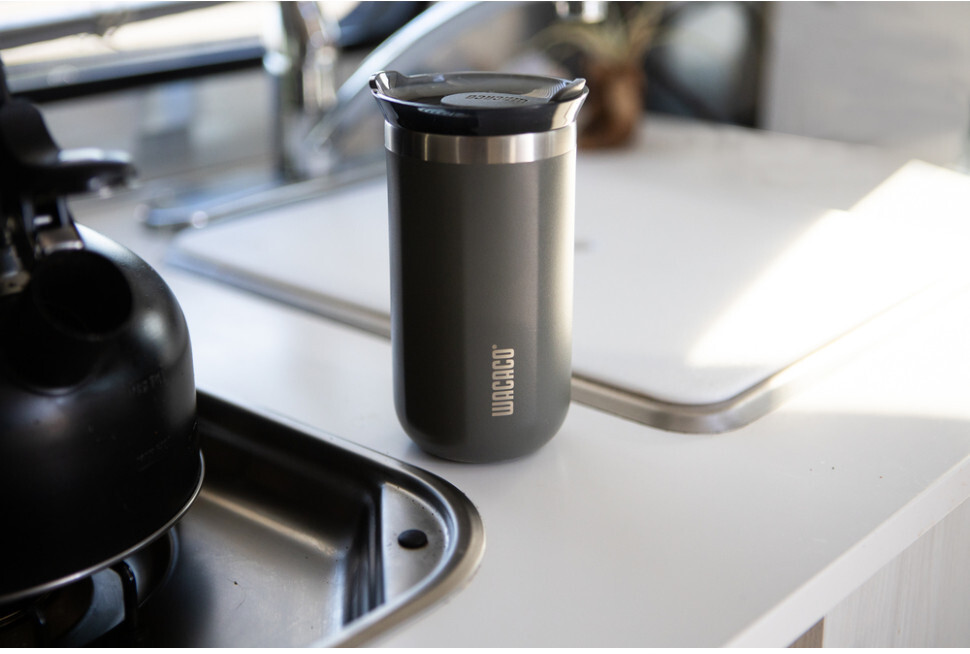 Термокухоль Wacaco Octaroma Grande Сірий 435 мл (WOCT435GY)фото3