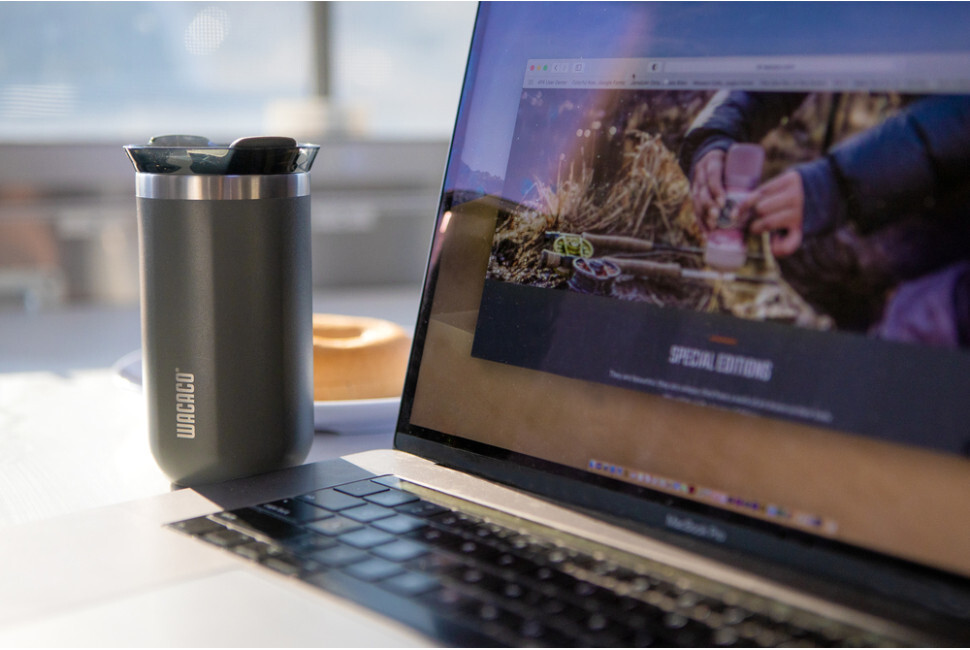 Термокухоль Wacaco Octaroma Grande Сірий 435 мл (WOCT435GY)фото4