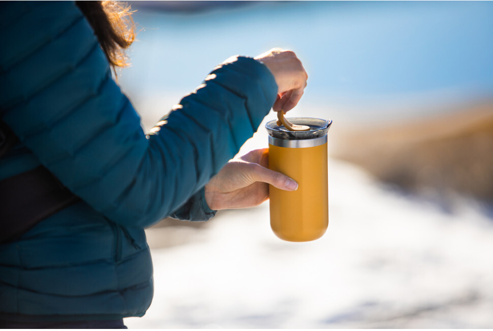 Термокружка Wacaco Octaroma Lungo 300 мл, Желтая (WOCT300YEL) фото 5