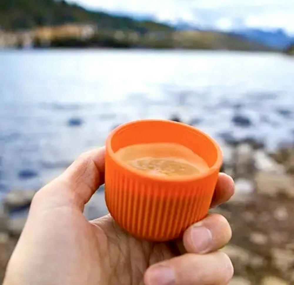 Портативная эспрессо-кофеварка Wacaco Nanopresso оранжевая (WNANOORNG) фото 5