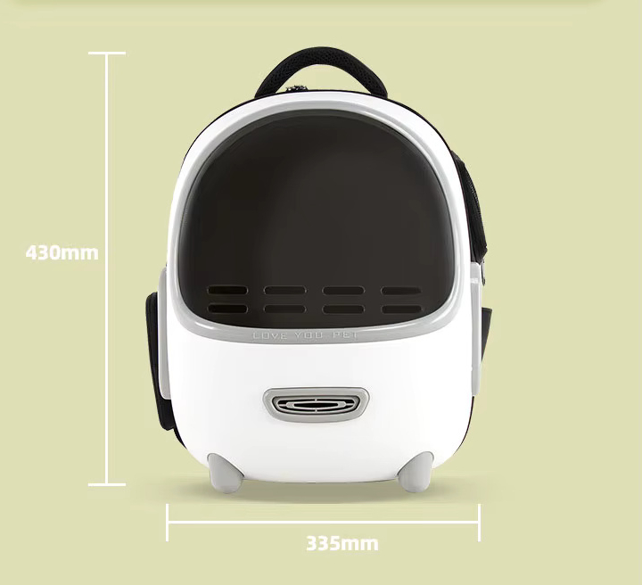 Рюкзак-переноска для кошек Lapka Белый фото 5