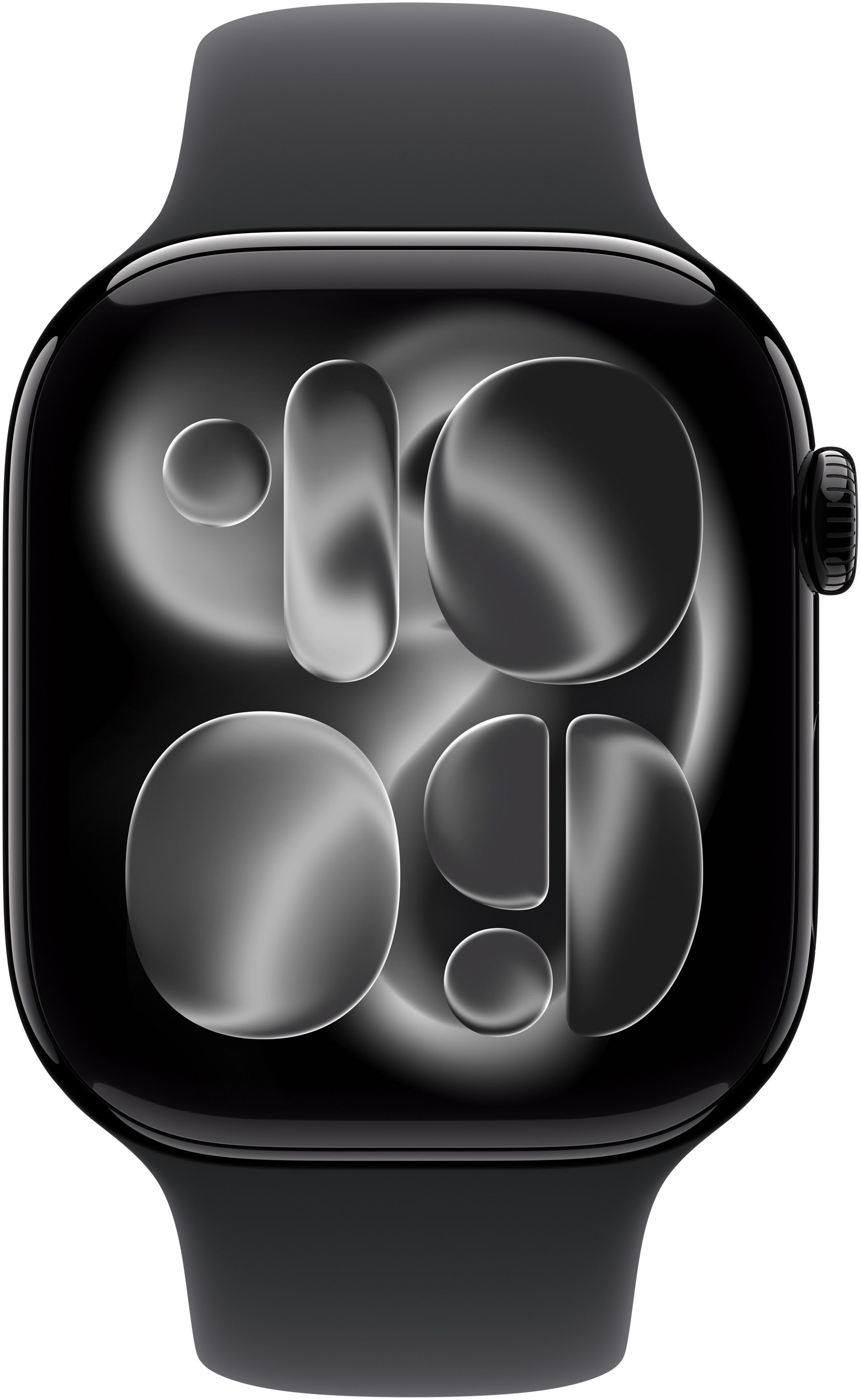 Смарт-годинник Apple Watch Series 11 GPS + Cellular 42mm Jet Black Aluminium Case with Black Sport Band - S/Mфото