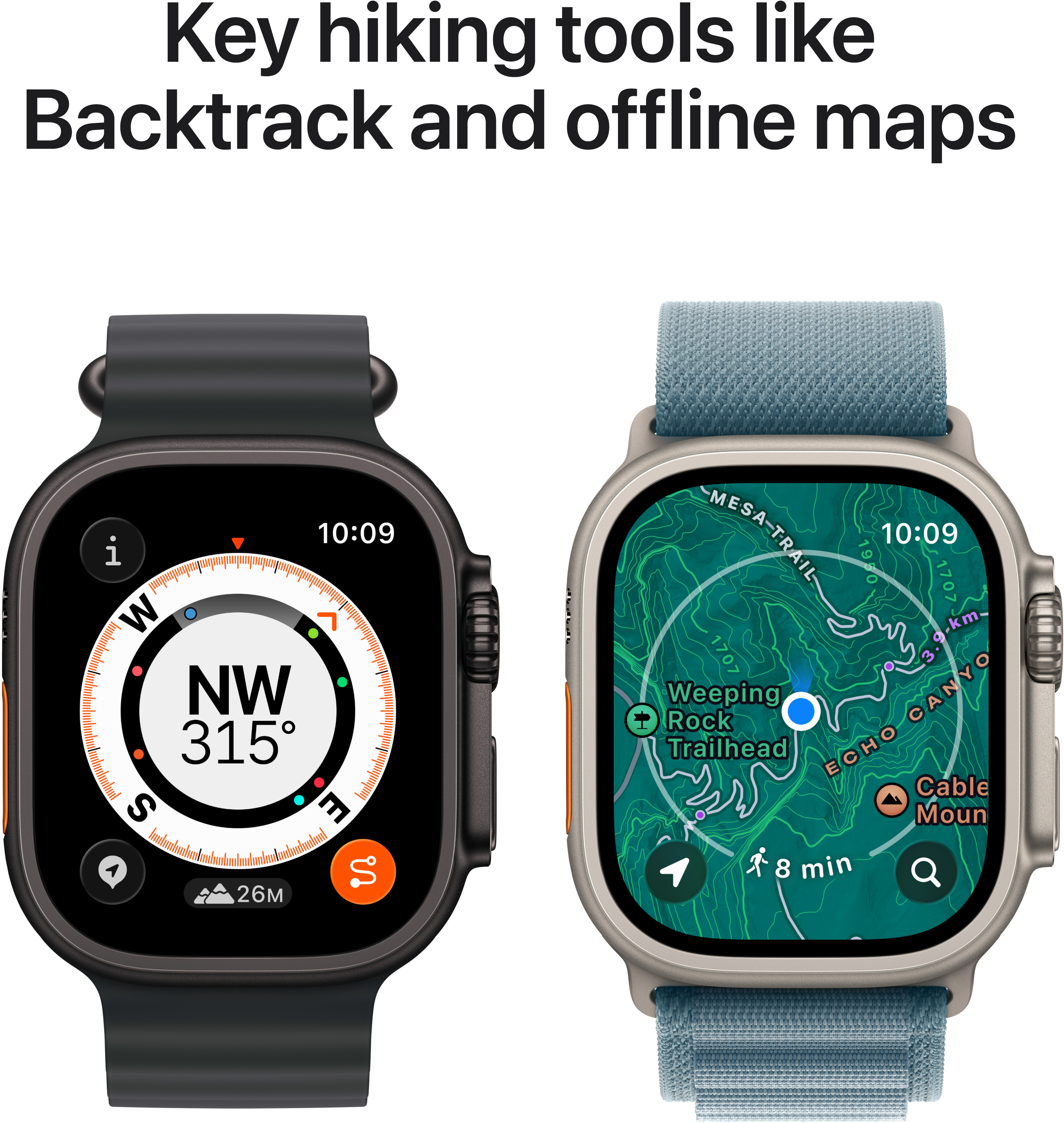 Смарт-часы Apple Watch Ultra 3 GPS + Cellular 49mm Natural Titanium Case with Anchor Blue Ocean Band фото 