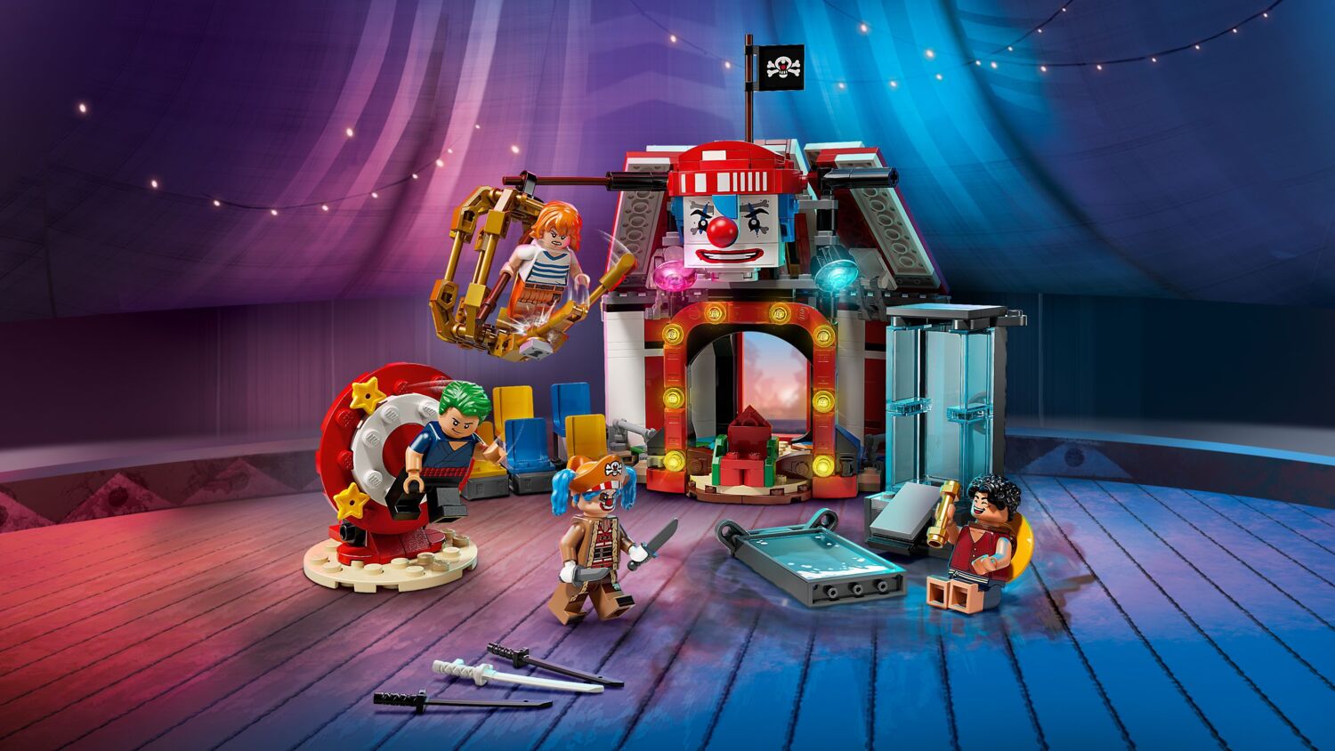 LEGO 75637 ONE PIECE Цирковая палатка клоуна Багги фото