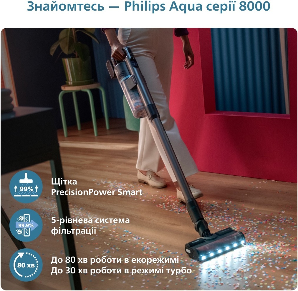 Акумуляторний пилосос Philips XC8057/01_SALEфото