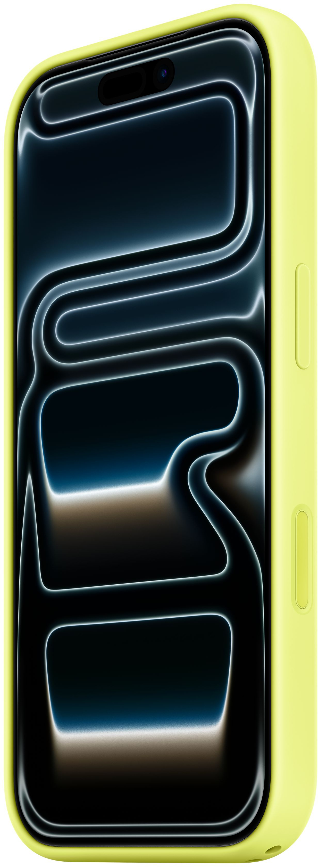 Чохол Apple для iPhone 17 Pro Silicone Case with MagSafe Neon Yellow (MGFF4ZM/A)фото