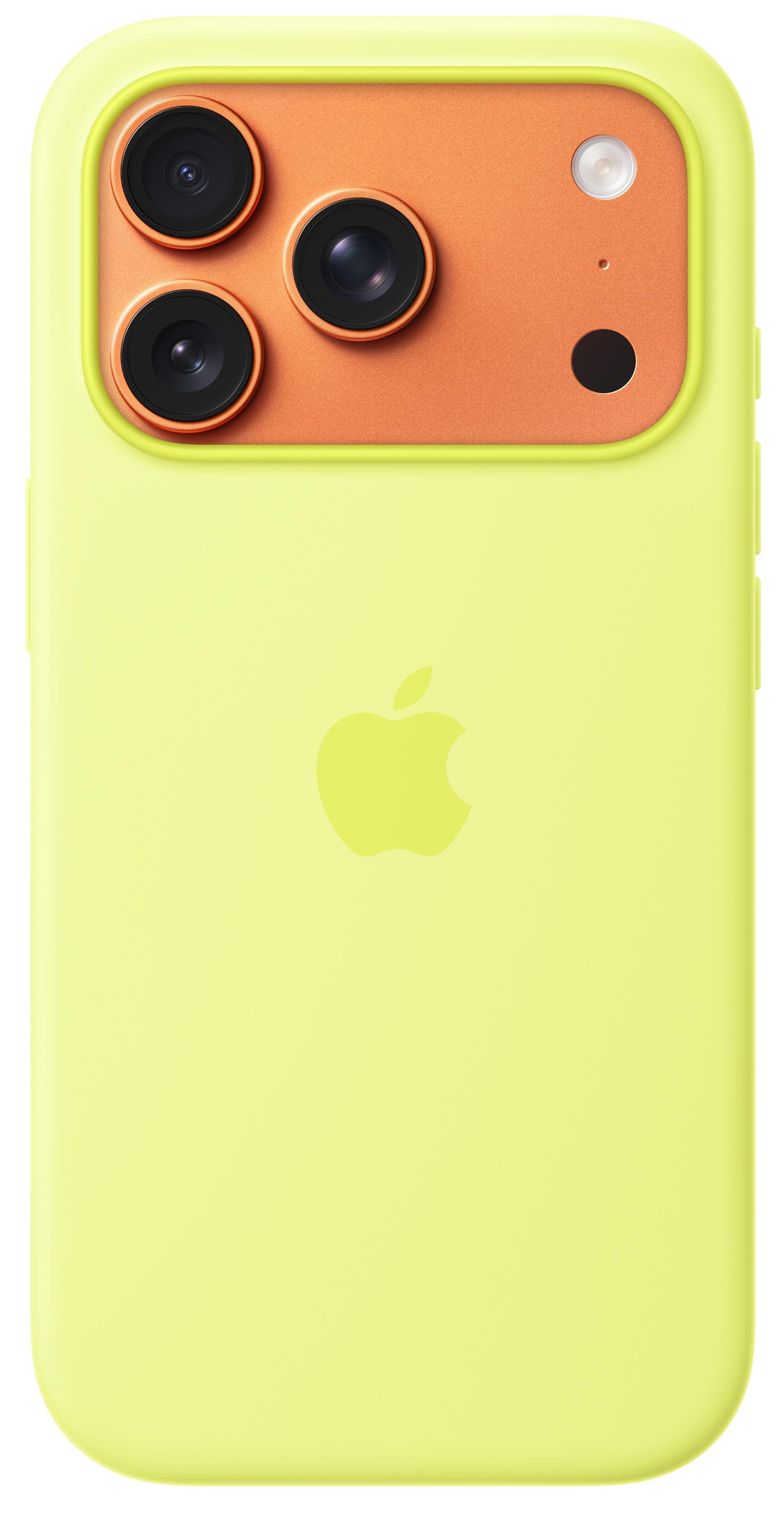 Чохол Apple для iPhone 17 Pro Silicone Case with MagSafe Neon Yellow (MGFF4ZM/A)фото